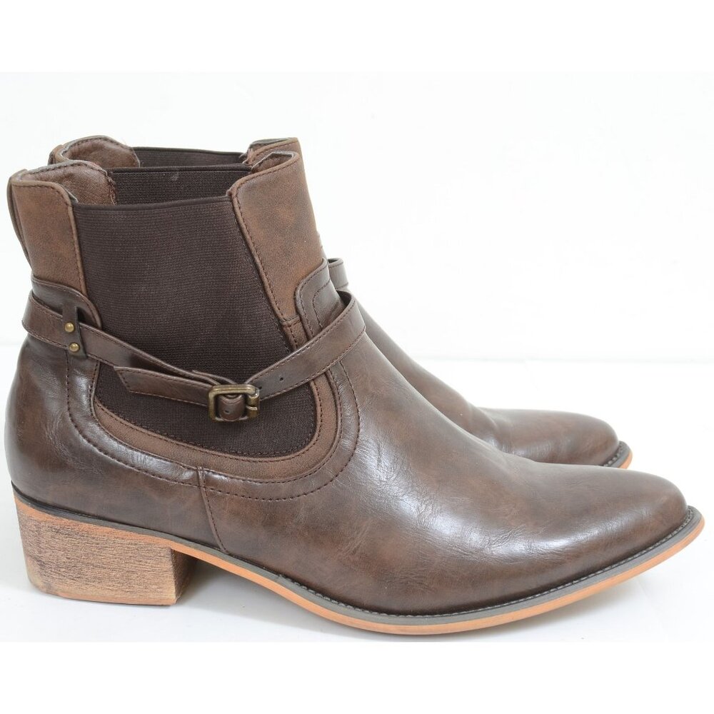 Maurice Women's 11 Breana Chelsea Ankle‎ Boots Distressed Western Festival